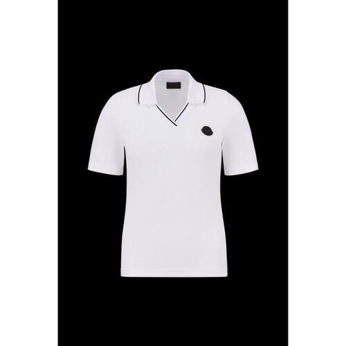 몽클레어 여성 티셔츠 MONCLER 로고 인서트 폴로 셔츠 J10938A00001899TW001