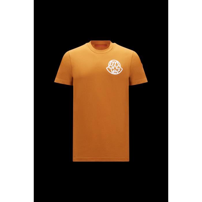 몽클레어 남성 티셔츠 MONCLER 로고 패턴 티셔츠 J10918C0004689AJS184